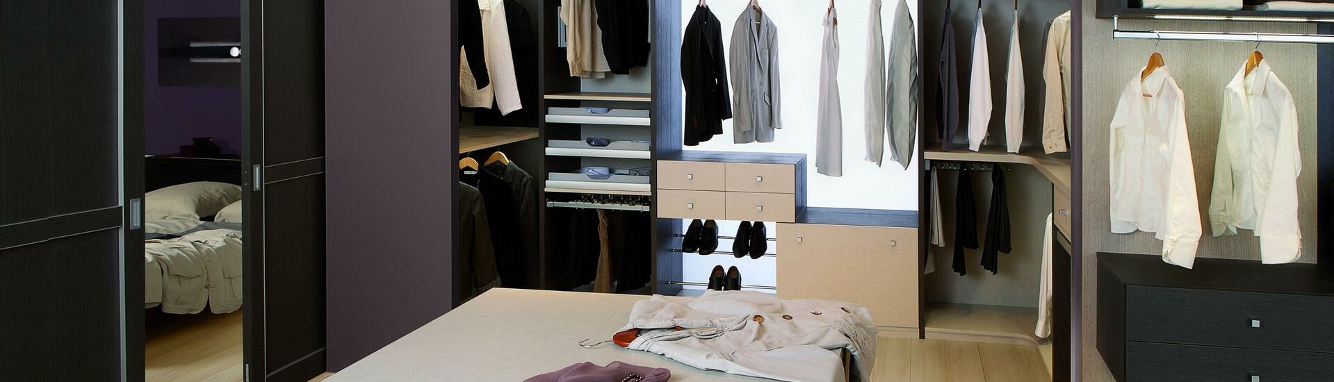 Aménagement de dressing pour toute les pièces de la maison